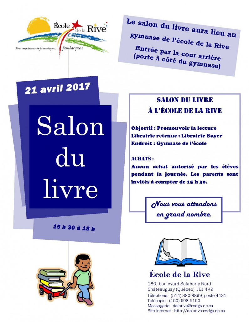Salon du livre - Publicité - Avril 2017
